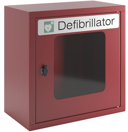 Pavoy | Defibrillatorschrank | ohne Alarmfunktion | feuerrot