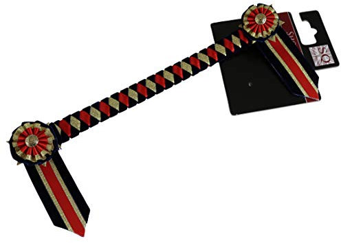 ShowQuest Boston Stirnband, Unisex, Marineblau/Rot/Gold