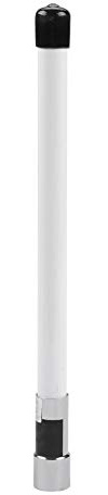 ASHATA UHF/VHF Antenne, Dual Band 400-500MHz / 130-174MHz, Tragbar für Autoradiosignale, 22cm mit UHF / PL259 Stecker, Weiß