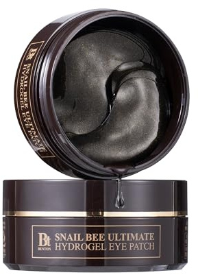 BENTON Snail Bee Ultimate Hydrogel Eye Patch (60 pezzi) - Cerotti idratanti per gli occhi | Cerotti alla mucina di lumaca | Cerotti riutilizzabili per gli occhi | Cerotti rinfrescanti per gli occhi