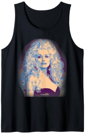 Dolly Parton Dissolved Vintage T-Shirt Tank Top