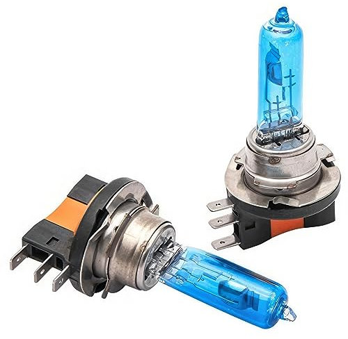 Baceyong 2Pcs H15 Halogen Car Headlight Bulb, 12V 15/55W High Low Beam Full Main Beam 6000K Super Bright White Car Fog Light DRL Lamp Daytime Running Lights