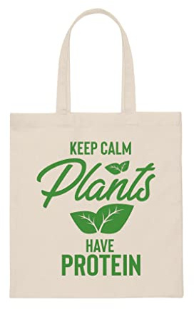 Humorous Planting Vegetarians Inspirational Quote Sayings Hilarious Vegans Hearty Uplifting Beliefs Sayings Canvas Tote Bag Natural/One size