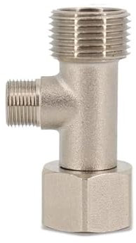 1PC T-Type Three-Way Plumbing Pipe Fittings Copper Joints Toilet Bidet Women's Washers Body Cleaners Live Joints-A,1/2