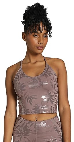 PUMA Damen Studio Ultrabare AOP Crop Top