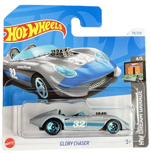 Hot Wheels - Glory Chaser - HW Dream Garage 4/5 - HTD12 - Short Card - Good Year - grau - Mattel 2024-1:64