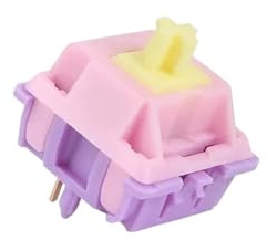 IDUTQUMW Banana Split Linear Switches Mechanical Keyboard 62g 5 Pin POM Gold Plated Spring Factory Lubed PC Gaming Keyboard Switch(Taglia unica)