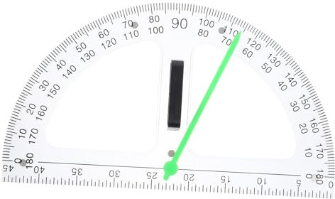 HAWILLOSCH Winkelmesser Aus Tragbares Messlineal Zeichenwerkzeug Für Mathematik-winkelmesser Mit Integrierten Magneten Für Sichere Platzierung Metalloberflächen Leicht Und Robust