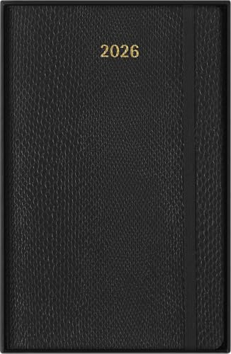 Moleskine Weekly Planner 2026 Precious and Ethical, Agenda Settimanale 12 Mesi Con Spazio Per Note, Copertina Morbida Vegana, Con Confezione Regalo, Colore Nero, Formato 13x21 cm