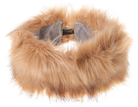 LIFKOME Kunstfell Stirnband Für Damen Warmes Winter Stirnband Ohrenwärmer Pelzstirnband Haar Accessoire Kopfbedeckung