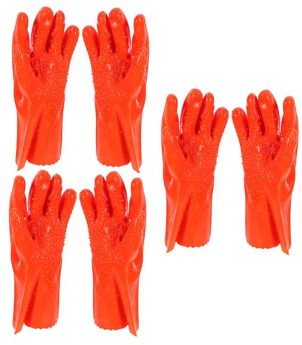 TOBBOMEY 3pairs Winter Work Gloves of Men Industrial Gloves for Garden Plumbing and Cleaning