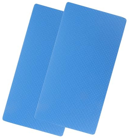 2 Stück Yoga Kniekissen aus Eva, Blau, Stoßdämpfend
