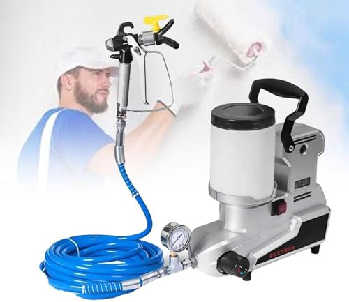 SXYKXYDL Pulverizador de Pintura sin Aire, máquina pulverizadora de Pintura eléctrica de Alta presión de 2 l, pulverizador de Pared de 2,5 l/min, con Manguera de 16 pies, 1600 W, 220 V