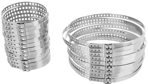 Kit de 24 colliers de serrage universels réglables for soufflet de cardan d'essieu en acier inoxydable, 25 à 50 mm, 50 à 120 mm