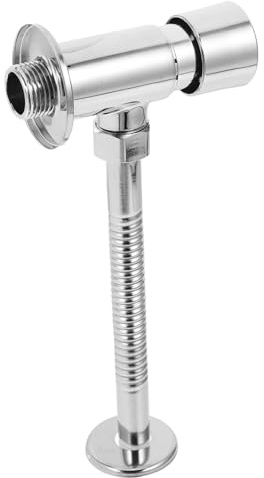 Uonlytech Manual Urinal Flush Valve Button Hand Pressing Flushing Tool for Bathroom Supplies Urinal Flush Valve Replacement for Public Toilets