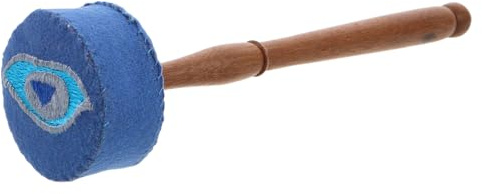 DECHOUS Martillo de Cuenco Tibetano de Madera Dura para Terapia de Sonido Mazo de Fieltro para Cuencos Cantores Accesorio para Prácticas Espirituales y Baños de Sonido