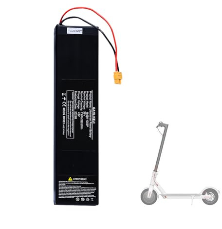 HJGHY B,36V 6AH, Batteria al Litio per Monopattino Elettrico 36V 5,2Ah 6Ah 7,8Ah 10Ah Batteria agli ioni di Litio ad Alta capacità per Kit Motore Monopattino Elettrico M365