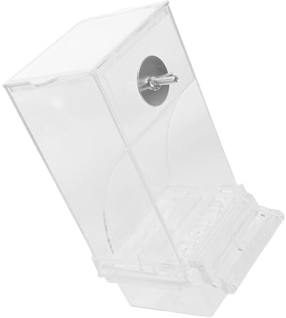 ARTSEWPLY Vaktel Matare Automatisk Fågelmatare Duva Fjäderfävatten Fågelvattenmatare För Bur Behållare För Fågelmat Pet Bird Water Feeder Vattenmatare För Duvor Bur Fågelmatare Transparent