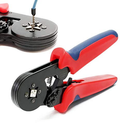 Pince sertir embouts 0,25-6mm² câble auto-ajustable empreinte carrée Cosse de câble