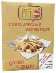 CUBEX PROFESSIONNEL PAPIER POUR FRITURES À TRÈS HAUTE ASSORBENCE 38 X 50 CM 1 PACK X 50 FEUILLES