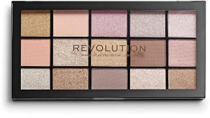 Makeup Revolution, Palette d'ombres à paupières Reloaded, Fundamental, 15 nuances, 16.5g