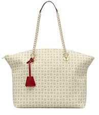 POLLINI BORSA HERITAGE PVC TE8408PP02Q Rosso AVORIO+VIT.LACCA 1110B