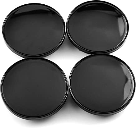 RhinoTuning 4 Stück Nabenkappen Schwarz OD 70,6mm ID 60,6mm, Snap‑on‑Fit | ABS, OD 70,6mm, ID 60,6mm, Robust & UV-beständig, Perfekter Sitz für RK RM500 RW RX LM CH RT GC-WK1 Rad, 09.24.467 Felgen