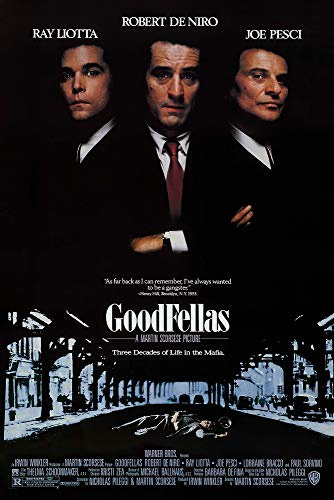 Goodfellas - Movie Poster (Regular Style - Robert DeNiro, Joe Pesci, Ray Liotta) (Size: 24 x 36)