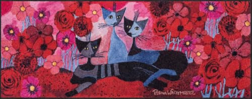 Salonloewe Rosina Wachtmeister waschbar Fußmatte Rossini 75x190 cm Läufer Flur-Teppich Eingangs-Matte Design