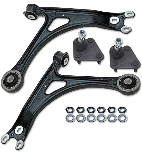 ATEC Germany 2x Querlenker Vorderachse unten links & rechts mit Traggelenk | Kompatibel mit: AUDI A3, TT, TT Roadster, SEAT LEON, VW GOLF IV, NEW BEETLE