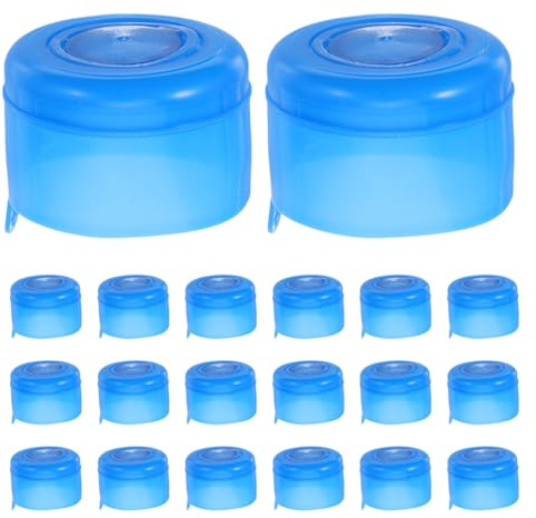 Homoyoyo 20pcs Reusable Non Spill Water Jugs Cap and Anti Bottle Caps Sealing Replacement for Home and Office Use