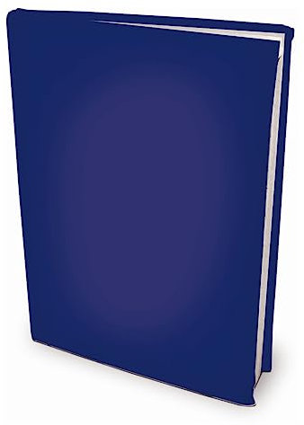 Dehnbare Buchhüllen A4 - Blau - 8 Stück