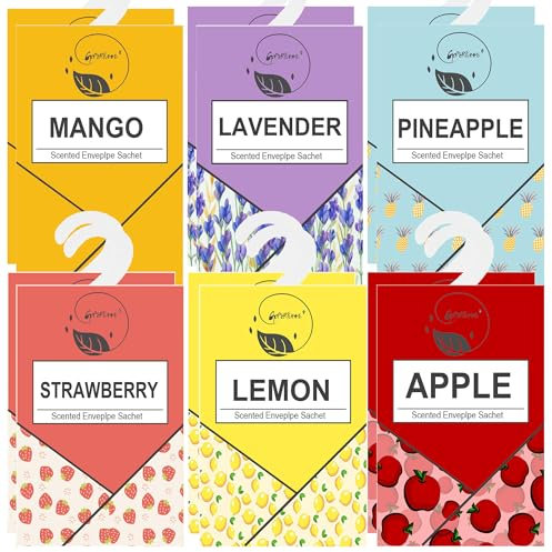 12pcs Wäscheduft Schrank, Schrankduft Frische, Duftsäckchen Kleiderschrank Dufterfrischer, Duftbeutel Kleiderschrank Duft Hanging Beutel, Schrankdeo Natürlichen Geruch Sachet, Duftsachet (12pcs)