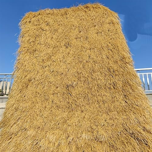 Synthetische Strohdach, Künstliche Mexikanische Palm Rolle, Simulierte Strohmatte, PE Kunststoff Strohdach Paneele, Gefälschtes Stroh Dekorieren, Für Bar Garten Terrasse Pavillons Hausdekoration (Siz