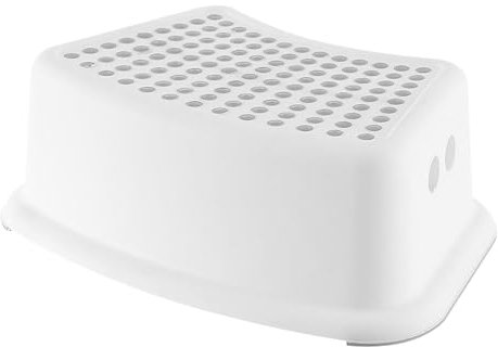 Besreey Toilettenhocker | Toiletten Fußhocker | Antirutsch Badezimmer Tritthocker | Dusche Einstiegshilfe Badewanne Aufstiegshocker Hochstufe Stufenhocker rutschfest 32x25x15cm