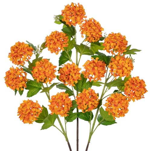 Oairse Fleurs d'hortensia artificielles en soie pour intérieur et extérieur, maison, mariage, centre de table, 94 cm