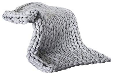 Grobe Strickdecke, Handgemachte Garn Schlafsofa Wohnkultur, Warme, Gemütliche gestrickte Tagesdecke für Wohnzimmer, Schlafzimmer, Fußwärmer, Sofadecke, Klimaanlagedecke,