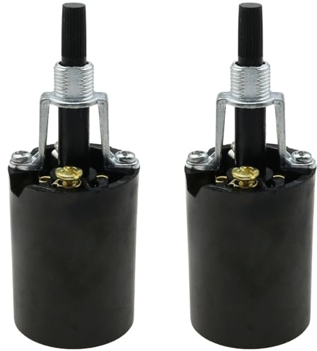 safycaby 2 PCS E26 Push Button Socket Switch Button Switch Lamp Socket for Repairing Floor Lamps and Desk Lamps 250W-250V