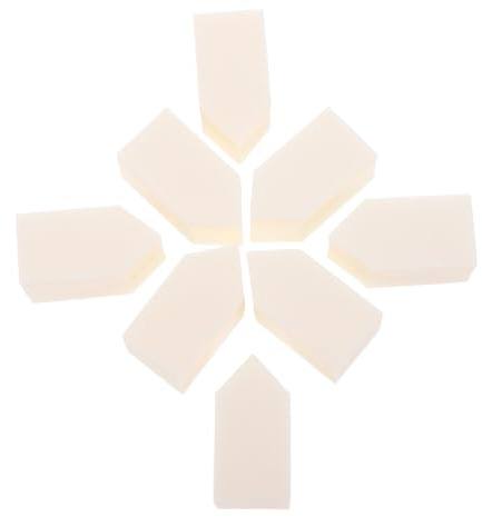 BESTYASH Borlas de Maquillaje Desechables 50 Piezas Tamaño Pequeño Esponja de Látex Sintético para Polvo Facial Uso Profesional y Personal Herramientas Cosméticas Maquillaje