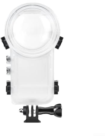 Custodia invisibile per immersioni compatibile con fotocamera Insta360 X5, 50 m, custodia impermeabile trasparente per fotografia subacquea, accessori per fotocamera sportiva