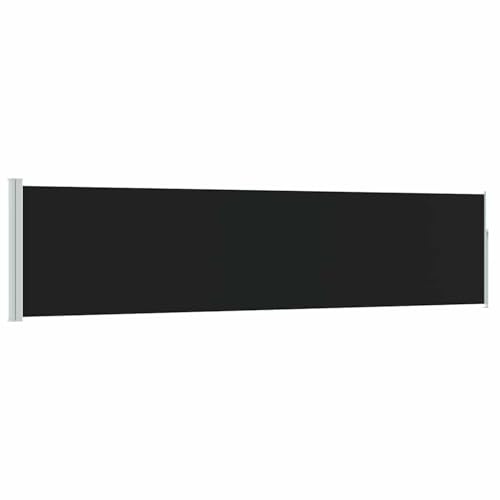 Gecheer Tenda laterale retrattile per patio, tenda da sole oscurante avvolgibile con chiusura automatica, 120x500 cm, poliestere resistente, schermo privacy per terrazza balcone esterno