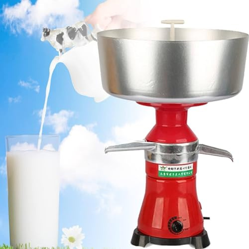 Electric Milk Skimmer - Home Dairy Centrifugal Separator, Adjustable Consistency, Detachable Design, One-Touch Switch for Butter and Milkshake Preparation