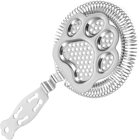 BESTOMZ Passino Inox per Cocktail in Acciaio Inossidabile Filtro per Ghiaccio, Design Elegante e Funzionale per Bar e Ristoranti