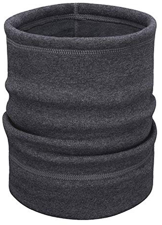 Arcweg Schlauchschal Herren Damen Winter Elastisch Multifunktionstuch Windabweisend Halswärmer Warm Fleece Gefüttert Nackenwärmer für Outdoor Radsport Ski Motorrad Laufen Schwarz