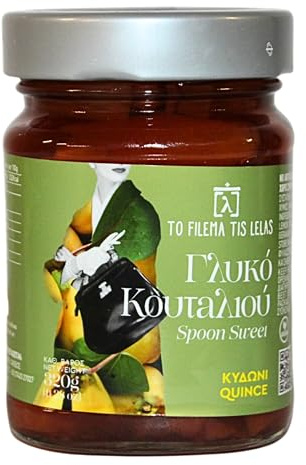To Filema Tis Lelas Cotogne nello Sciroppo Denso,2x320g | Dolce al Cucchiaio Greco Artigianale – Dessert Tradizionale con Frutta Naturale 100%, Vegan e Senza Glutine