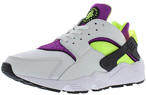 Nike Air Huarache Herren Running Trainers DD1068 Sneakers Schuhe (UK 6.5 US 7.5 EU 40.5, White neon Yellow Magenta 104)