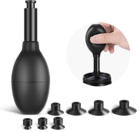 NEEWER 8 in 1 Linsensauger Set, IC Pick Up Vakuumsaugstift | 7 austauschbare Saugnäpfe, Linsenreparaturwerkzeug für Reparatur und Reinigung, Uhren und elektronische Bauteile