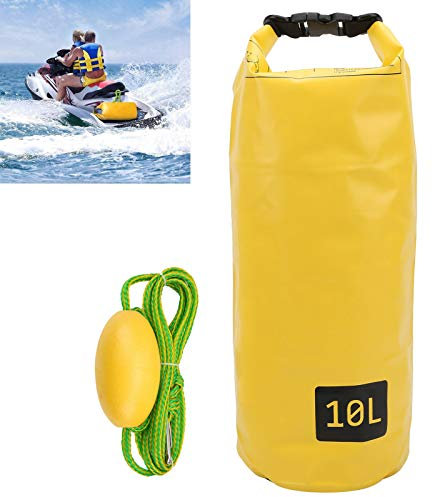 ciciglow Dry Bag wasserdichte Tasche, 10L Wasserdichter Packsack mit Schwimmende Leine für Wasserscooter, Kajaks, Flöße, Camping, Rafting, Segeln