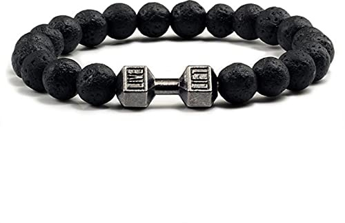 DIANN Frauen Männer Perlen Armband Hantel Herren Mode Yoga Schmuck Original Armreifen