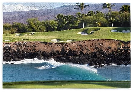 Personalisiertes Puzzle - Erstellen Sie benutzerdefinierte Bilderpuzzle für Familie und Freunde Hawaii Beach Golfplatz